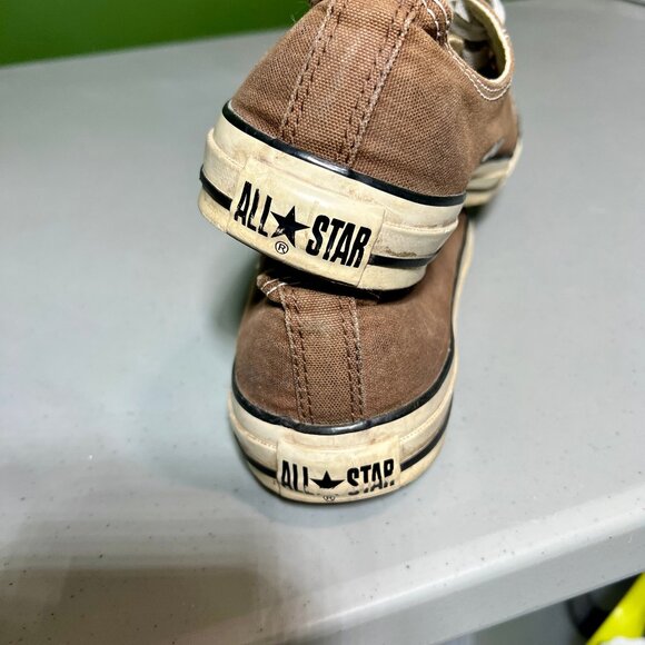 Converse Brown Low Tops - Men's 9 - Women's 11 - Picture 2 of 6